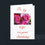 CARTÃO WIFE BIRTHDAY CARD<br><div class="desc">CUSTOMIZE FRONT INSIDE AND BACK</div>