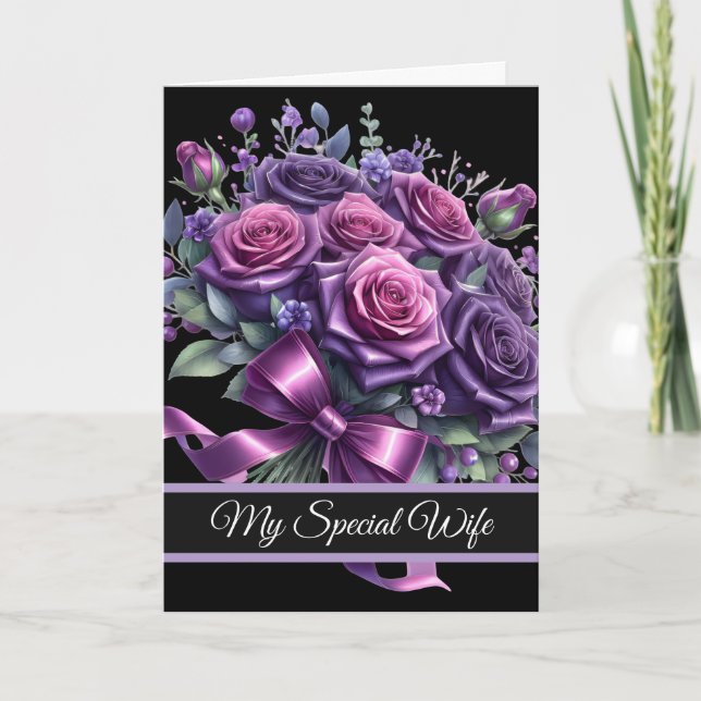Cartão Wife Birthday Card (Frente)