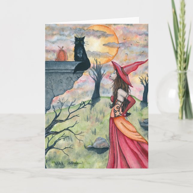 Cartão Wiggles and the Witch Greeting Card (Frente)