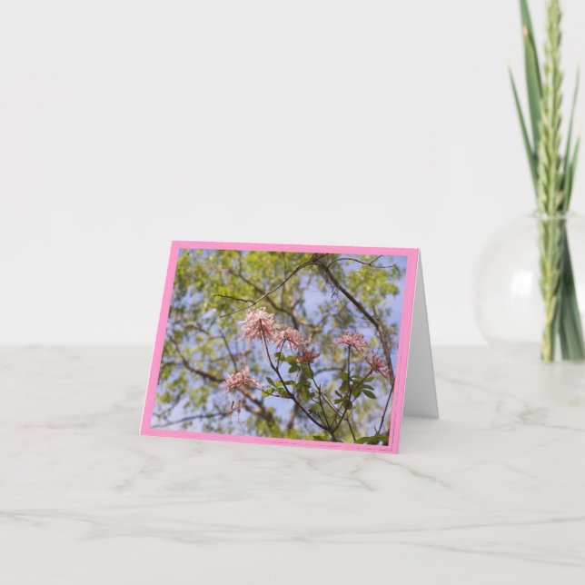 Cartão Wild Azaleas Floral Notecard (Frente)