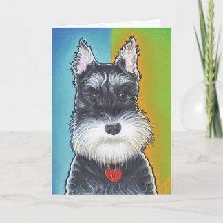 Cartão Wild Dog Schnauzer