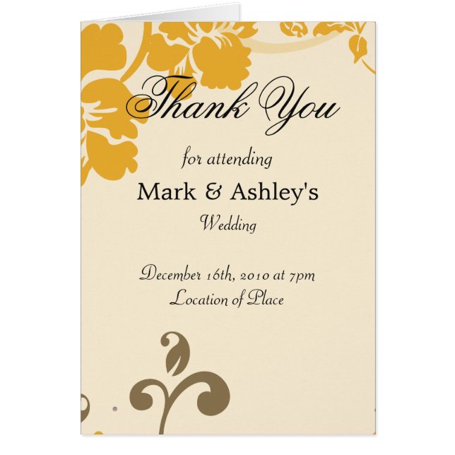 Cartão Wild Floral (Frente)