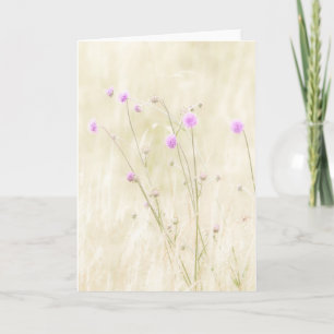 Cartão Wild Flowers Greeting Card