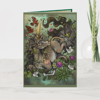 Cartão Wild Hearted Unicorn