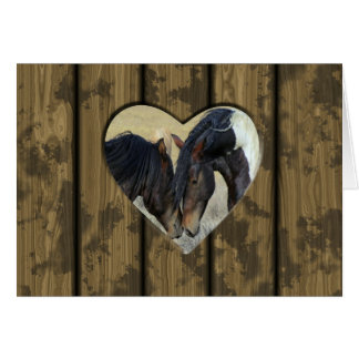 Cartão Wild Mustangs