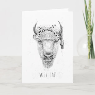 Cartão Wild one
