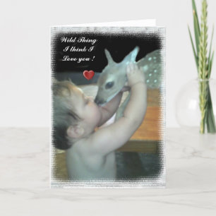 Cartão Wild Thing Card