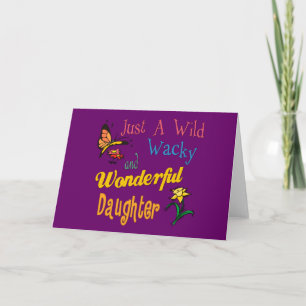 Cartão Wild Wacky e Gift Maravilha