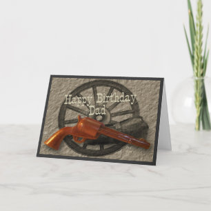 Cartão Wild West ~ Happy Birthday Dad