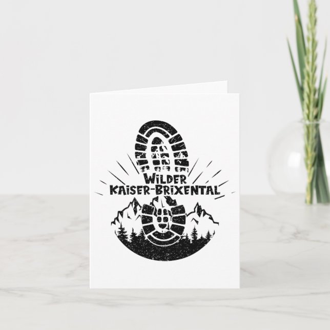 Cartão Wilder Kaiser-brixental Tyrol Austria Vacation Hik (Frente)