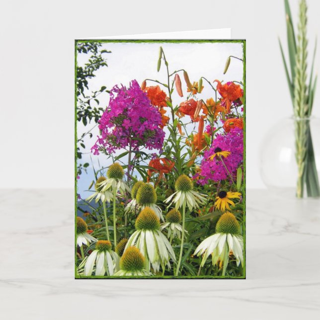 Cartão Wildflower Bouquet (Frente)