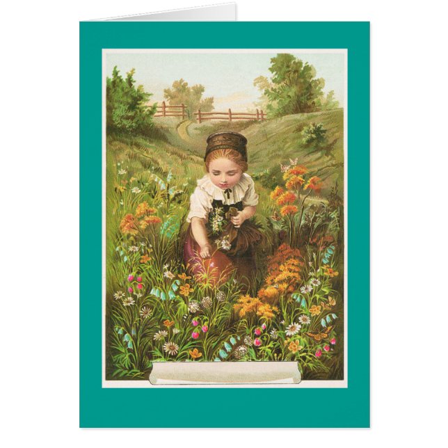 Cartão Wildflowers (Frente)