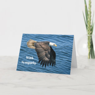 Cartão Wildlife Bald Eagle Photo Sympathy