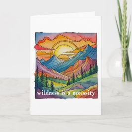 Cartão Wildness is a necessity save our public lands 