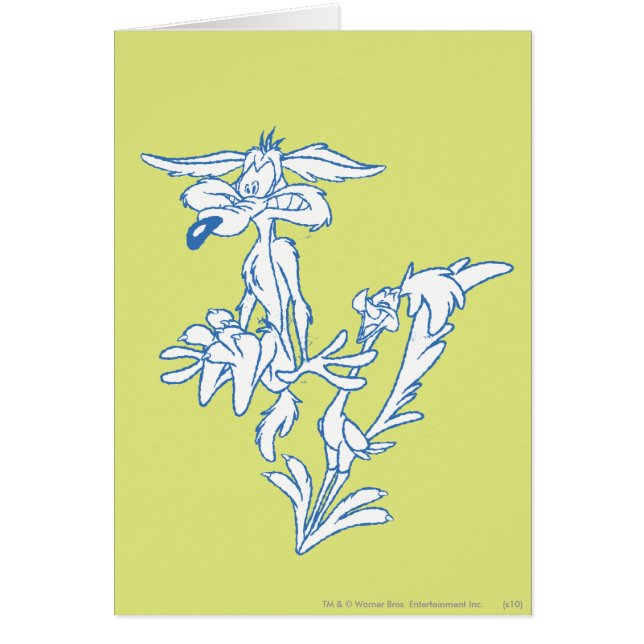 Cartão WILE E. COYOTE™ Surpreendido pela RODOVIÁRIA RUNNE (Frente)