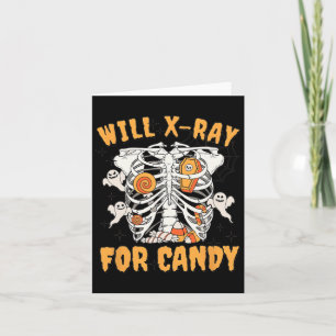 Cartão Will Xray Para O Técnico De Radiologia Do Candy Ha