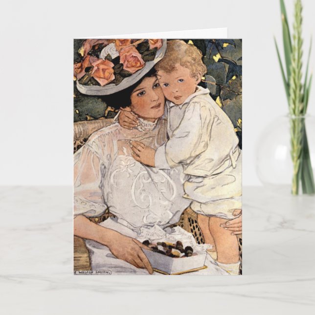 Cartão Willcox's "Auntie" Mother’s Day Card (Frente)