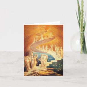Cartão William Blake Jacob’s Ladder Note Card