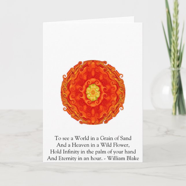 Cartão William Blake Quote (Frente)