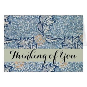 Cartão William Morris Apple Fllower Design