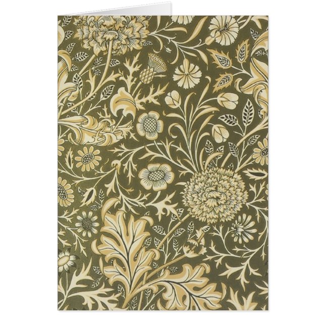 Cartão William Morris Art Card 9 (Frente)
