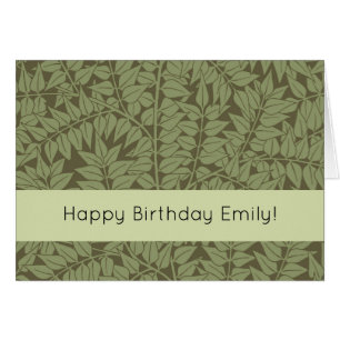 Cartão William Morris Branch Deixa Wallpaper