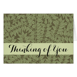 Cartão William Morris Branch Deixa Wallpaper