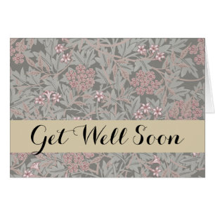 Cartão William Morris Jasmine Flower Pattern