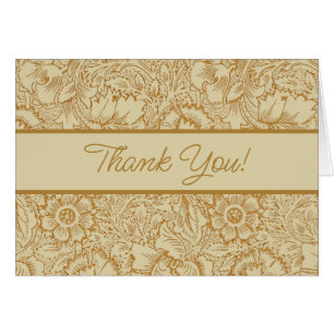 Cartão William Morris Poppy Floral Wallpaper