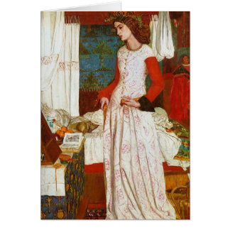 Cartão William Morris - rainha Guinevere