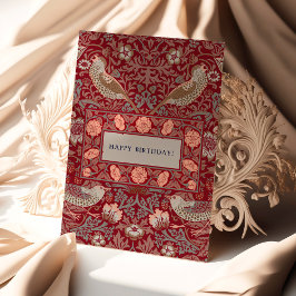 Cartão William Morris Strawberry Thef Birthday Card