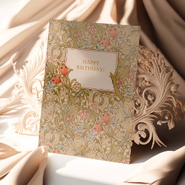 Cartão William Morris Strawberry Thef Birthday Card