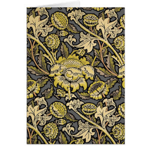 Cartão William Morris Wey Floral Wallpaper