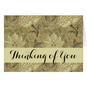 Cartão William Morris Windrush Wallpaper Pattern