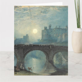 Cartão William Turner Castelo de Alnwick 