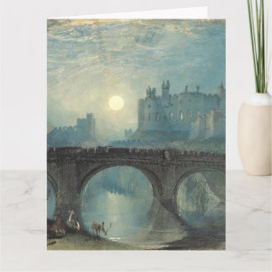 Cartão William Turner Castelo de Alnwick