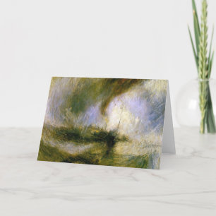 Cartão william turner - nevasca