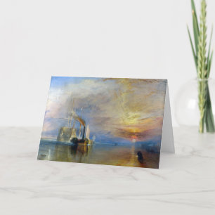 Cartão William Turner - The Fighting Temeraire