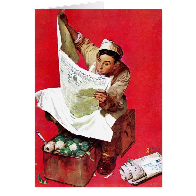 Cartão Willie Gillis no K.P. (Frente)