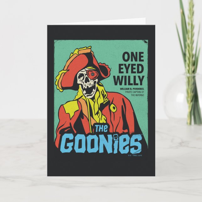 Cartão Willy Pirata de Um Olho, Capitão do Inferno (Frente)
