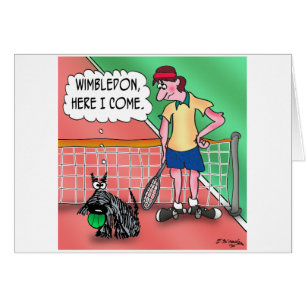 Cartão Wimbledon, aqui eu venho