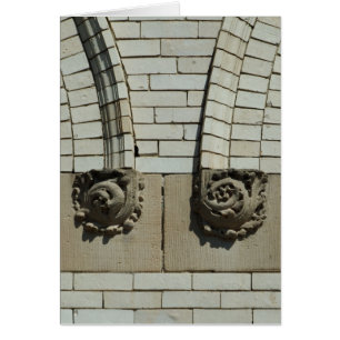 Cartão Winchester cinzelou Rosettes