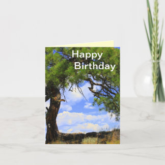 Cartão Wind Blown - Happy Birthday Card