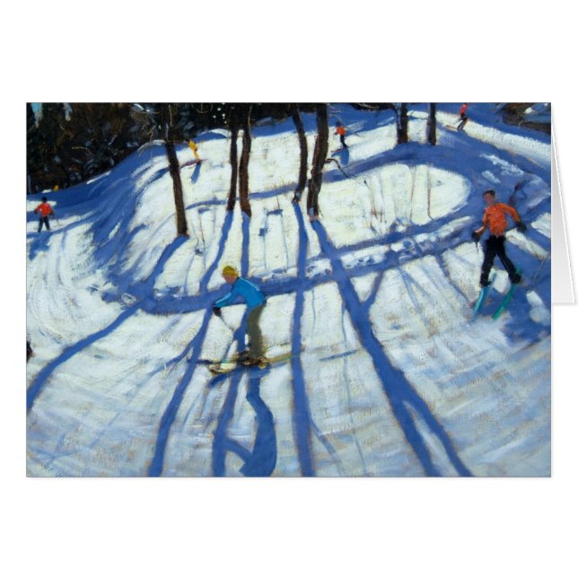 Cartão Winding Trail Morzine (Frente Horizontal)