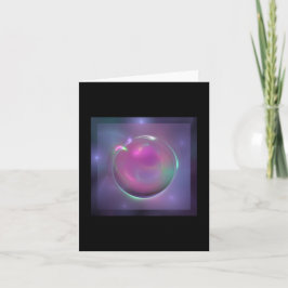 Cartão Window to the Purple Sphere Greeting and Note Card