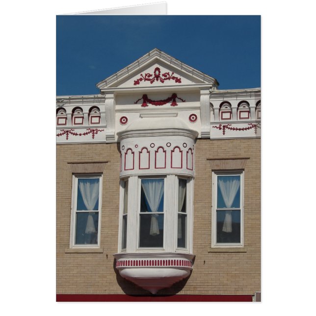 Cartão Windows ornamentado (Frente)