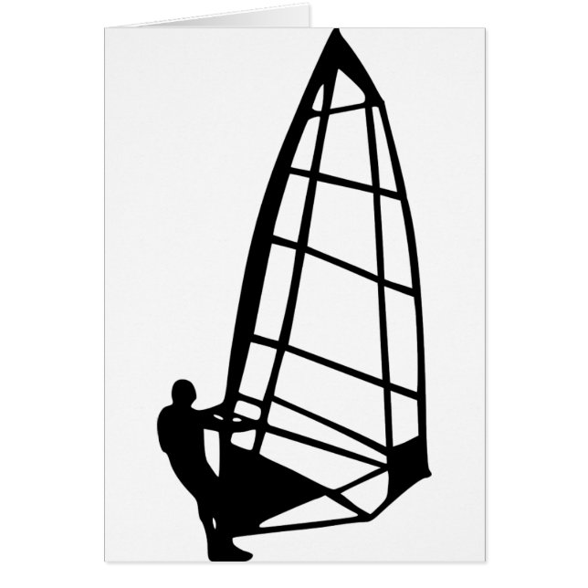 Cartão Windsurfing (Frente)