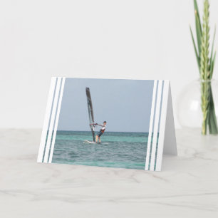 Cartão Windsurfing Basics Greeting Card