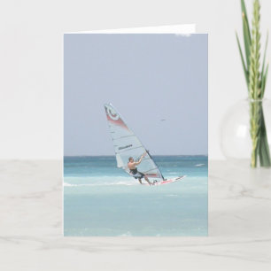 Cartão Windsurfing Greeting Card