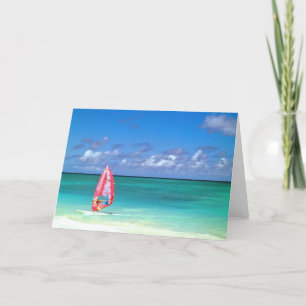 Cartão Windsurfing Hawaii